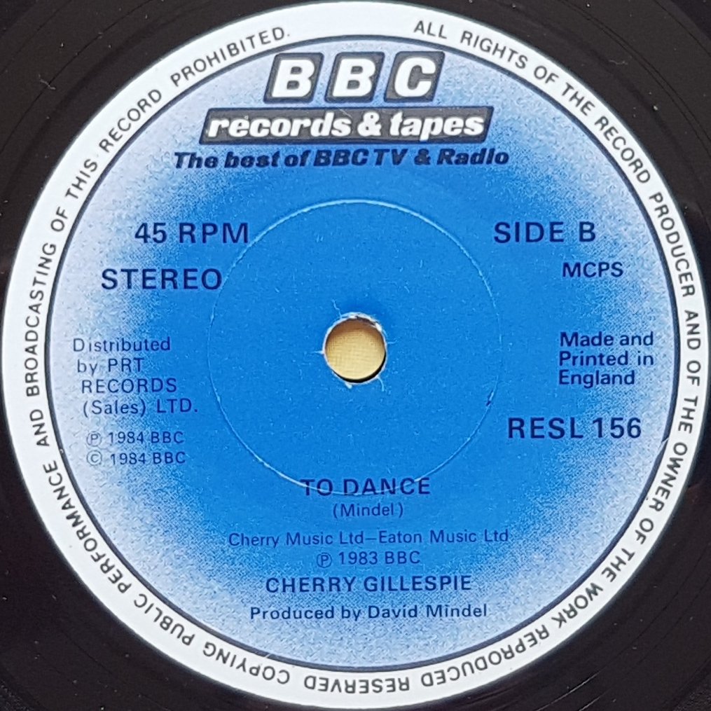 RESL 156 Why (The hot shoe show) Cherry Gillespie from the BBC records and Tapes library Label